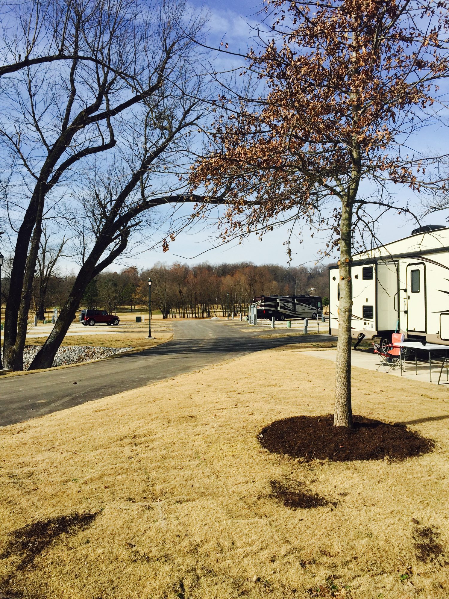 Full-hookup RV site